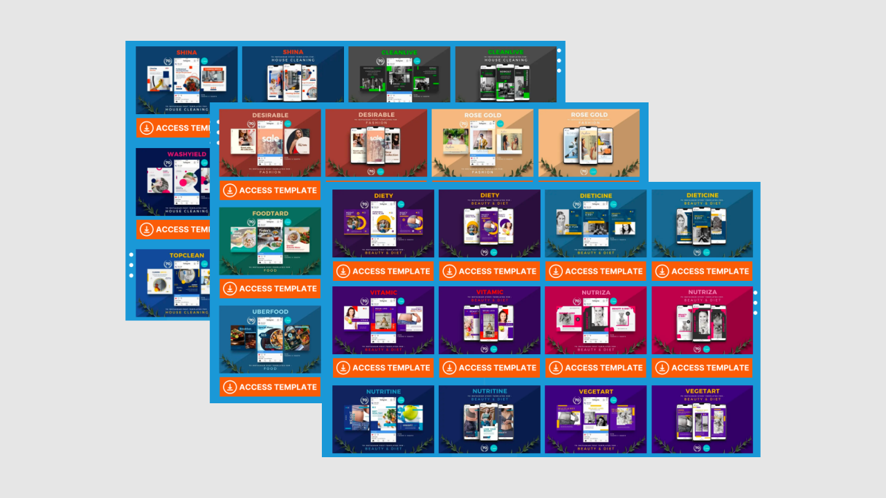 3000+ TEMPLATE DESIGN INSTAGRAM
